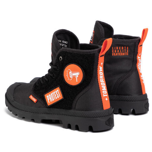 Kengät Palladium Pampa Pampa Hi Change / musta hinta ja tiedot | Naisten saappaat | hobbyhall.fi