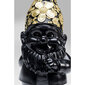 Koristefiguuri Gnome Standing Black Gold 46cm hinta ja tiedot | Sisustustuotteet | hobbyhall.fi