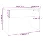 vidaXL Peilipöytäsarja betoninharmaa 74,5x40x141 cm hinta ja tiedot | Peilipöydät | hobbyhall.fi