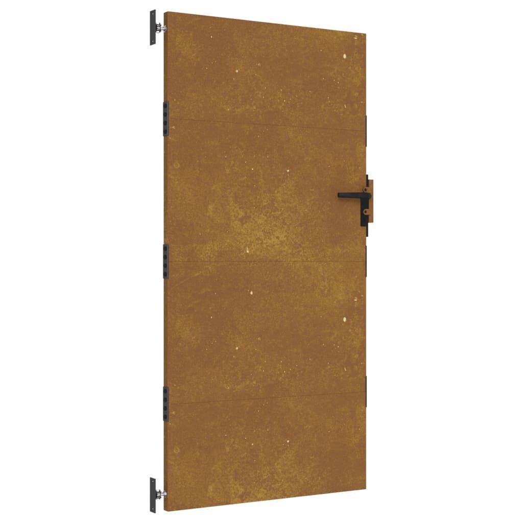 vidaXL Puutarhaportti 85x175 cm corten teräs hinta ja tiedot | Aidat ja tarvikkeet | hobbyhall.fi