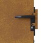 vidaXL Puutarhaportti 85x175 cm corten teräs hinta ja tiedot | Aidat ja tarvikkeet | hobbyhall.fi