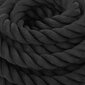vidaXL Taisteluköysi musta 15 m 11 kg polyesteri hinta ja tiedot | Muut urheiluvälineet | hobbyhall.fi