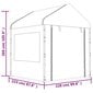 vidaXL Huvimaja katolla valkoinen 15,61x2,28x2,69 m polyeteeni hinta ja tiedot | Puutarhapaviljongit | hobbyhall.fi