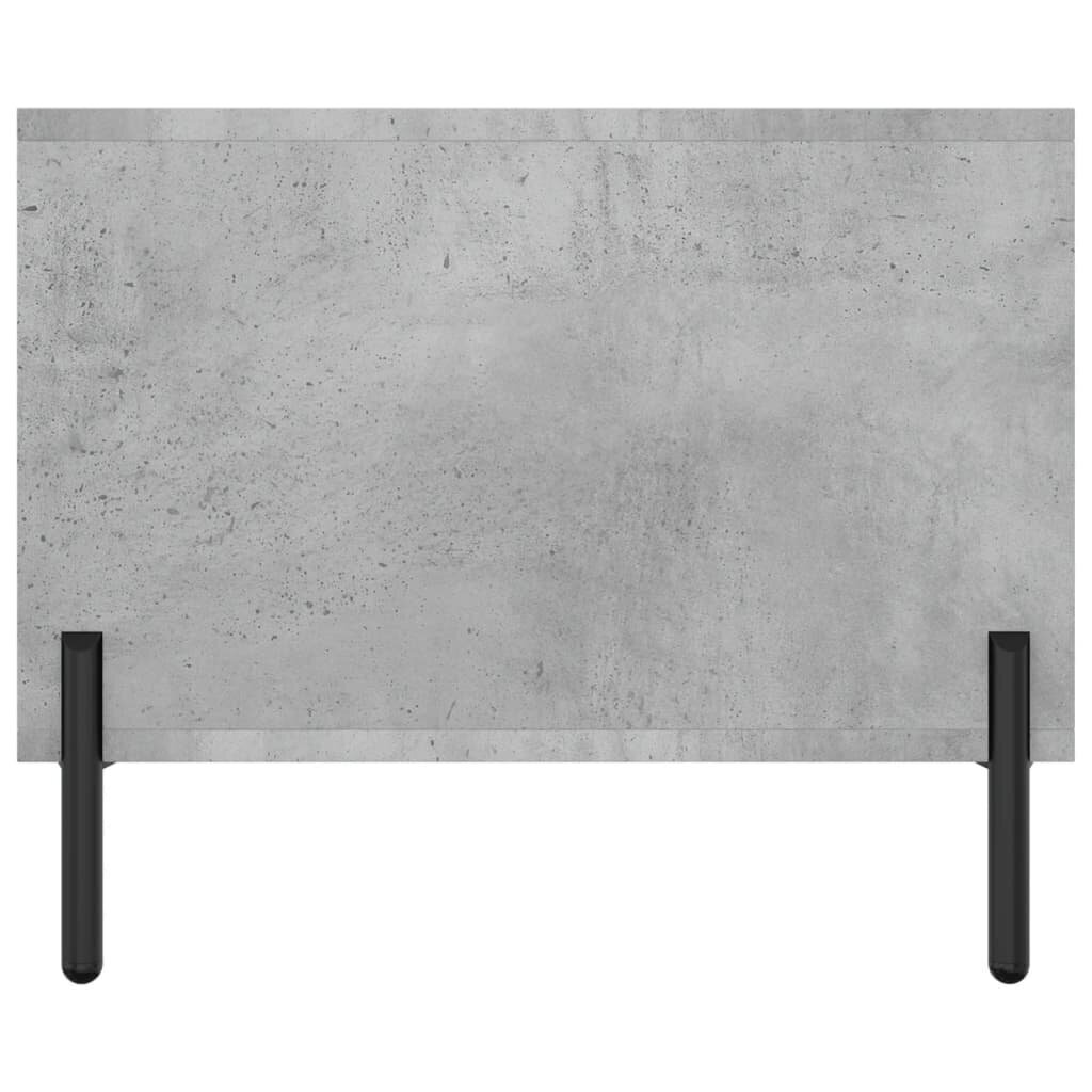 vidaXL Sohvapöytä betoninharmaa 102x50x40 cm tekninen puu hinta ja tiedot | Sohvapöydät | hobbyhall.fi