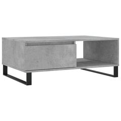 vidaXL Sohvapöytä betoninharmaa 90x60x35 cm tekninen puu hinta ja tiedot | Sohvapöydät | hobbyhall.fi