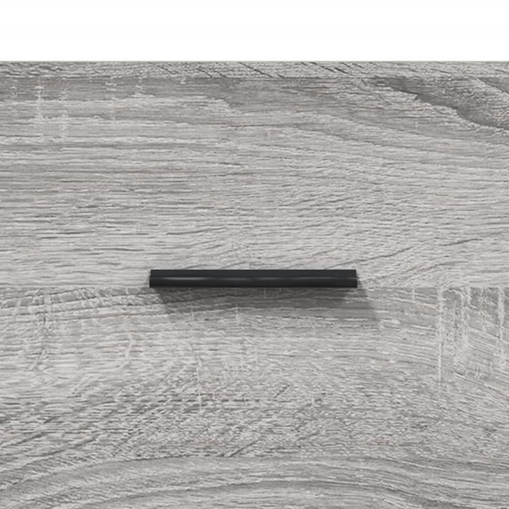 vidaXL Sohvapöytä harmaa Sonoma 90x50x40 cm tekninen puu hinta ja tiedot | Sohvapöydät | hobbyhall.fi