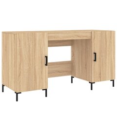 vidaXL Työpöytä Sonoma-tammi 140x50x75 cm tekninen puu hinta ja tiedot | Tietokonepöydät ja työpöydät | hobbyhall.fi