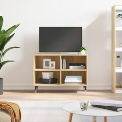 vidaXL TV-taso Sonoma-tammi 69,5x30x50 cm tekninen puu hinta ja tiedot | TV-tasot | hobbyhall.fi