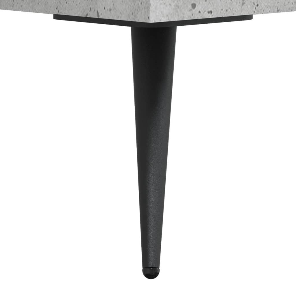 vidaXL Lipasto betoninharmaa 69,5x34x90 cm tekninen puu hinta ja tiedot | Lipastot | hobbyhall.fi