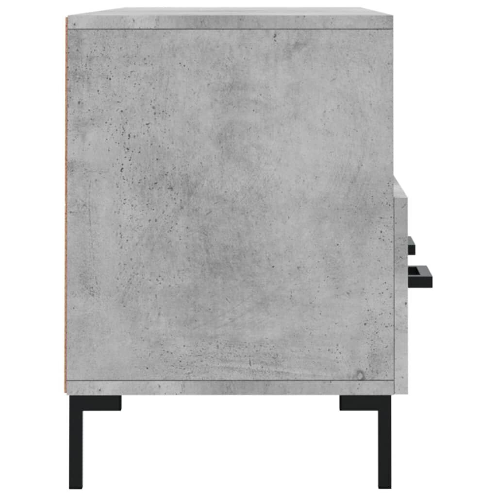 vidaXL TV-taso betoninharmaa 102x36x50 cm tekninen puu hinta ja tiedot | TV-tasot | hobbyhall.fi