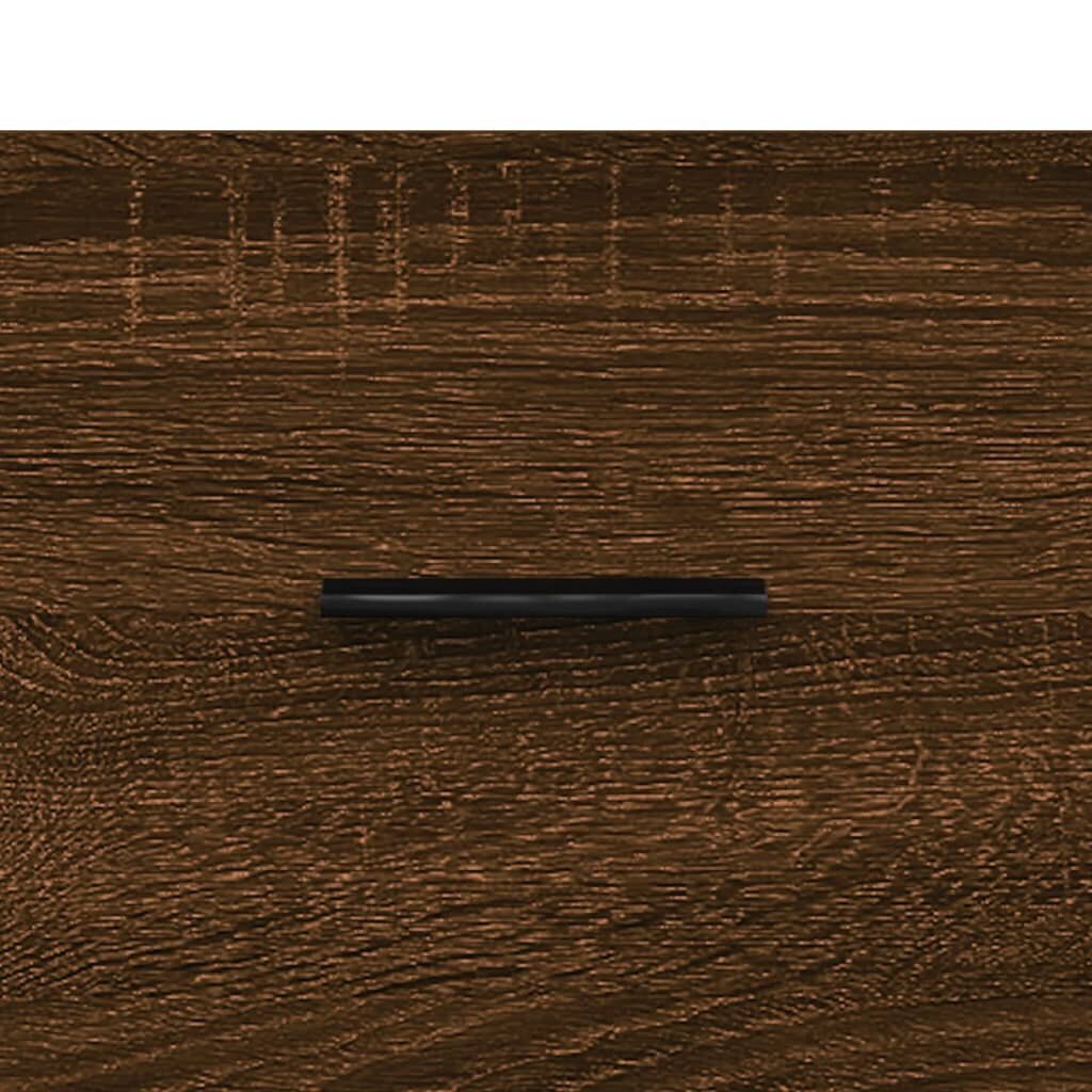 vidaXL Seinäkaappi ruskea tammi 60x36,5x35 cm tekninen puu hinta ja tiedot | Kylpyhuonekaapit | hobbyhall.fi