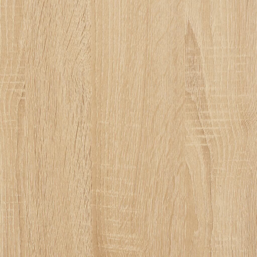 vidaXL Sohvapöytä Sonoma-tammi 100x100x40 cm tekninen puu hinta ja tiedot | Sohvapöydät | hobbyhall.fi