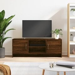 vidaXL TV-taso ruskea tammi 102x30x37,5 cm tekninen puu hinta ja tiedot | TV-tasot | hobbyhall.fi