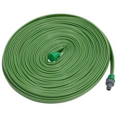 vidaXL 3-Putkinen sprinkleriletku vihreä 15 m PVC hinta ja tiedot | Puutarhaletkut, kastelukannut ja muut kastelutarvikkeet | hobbyhall.fi