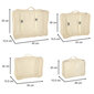 Pakkauskuutiot Travel Set, 8 kpl, beige hinta ja tiedot | Matkalaukut ja -kassit | hobbyhall.fi