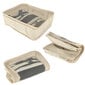 Pakkauskuutiot Travel Set, 8 kpl, beige hinta ja tiedot | Matkalaukut ja -kassit | hobbyhall.fi