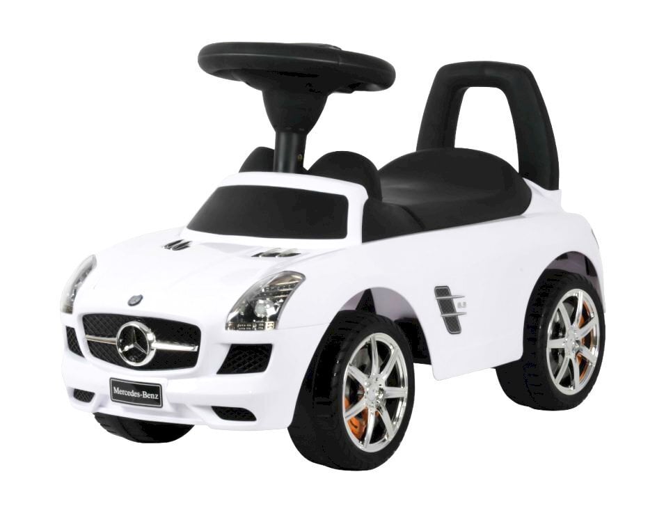 Lasten autolelu, Mercedes SLS, valkoinen hinta ja tiedot | Vauvan lelut | hobbyhall.fi