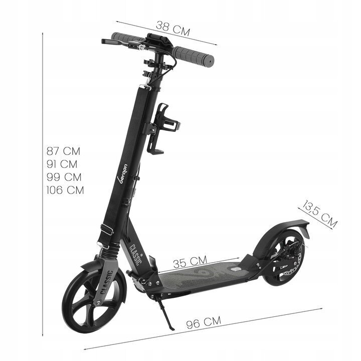 Lasten potkulauta Bergen HBC-001 hinta ja tiedot | Potkulaudat | hobbyhall.fi