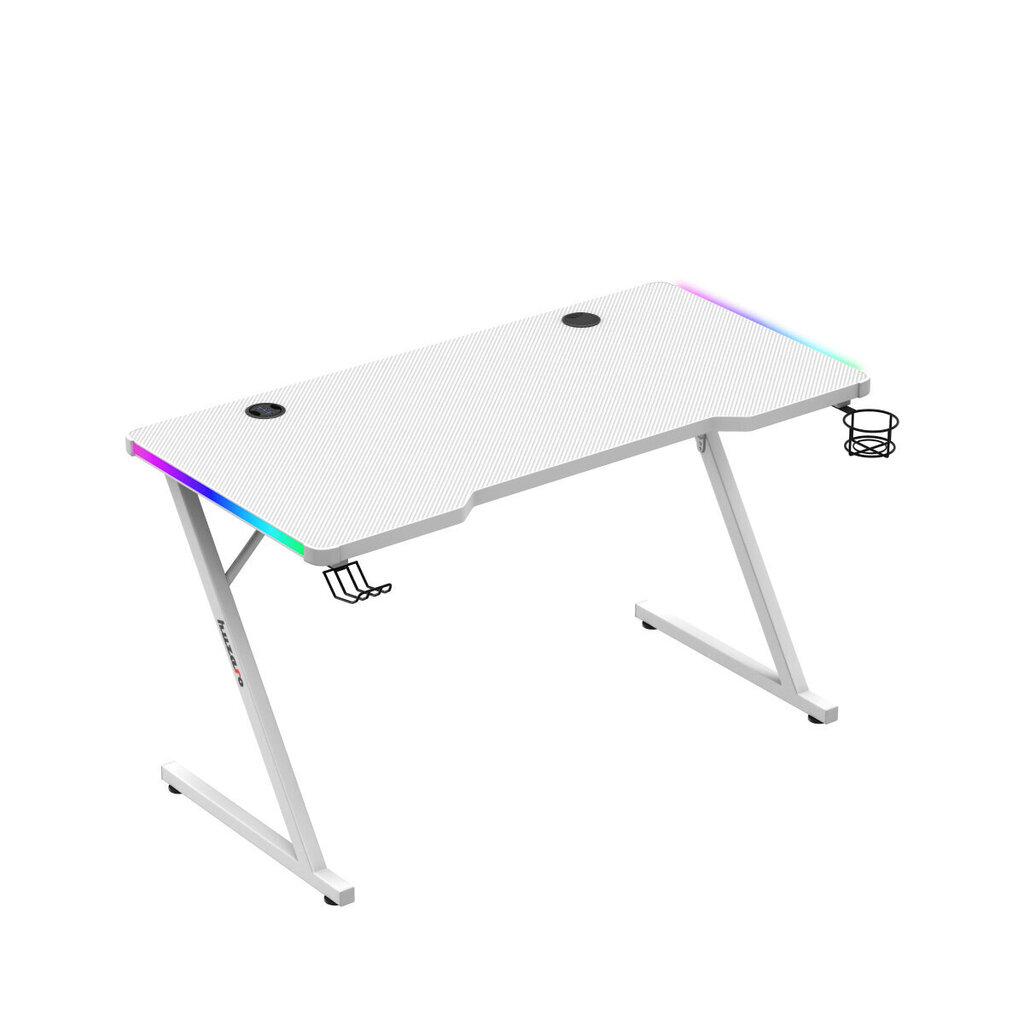 Huzaro Hero 2.5 RGB LED -pelipöytä hinta ja tiedot | Tietokonepöydät ja työpöydät | hobbyhall.fi