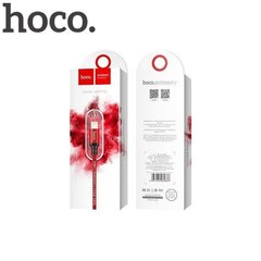Kaapeli USB Hoco X14 Lightning punainen -musta 1.0 m hinta ja tiedot | Puhelinkaapelit | hobbyhall.fi