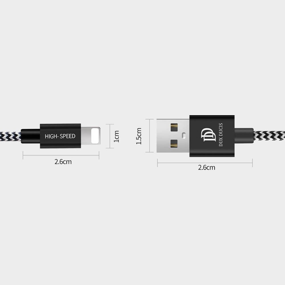 Kaapeli USB Dux Ducis K-ONE Lightning FastCharging 1.0 m hinta ja tiedot | Puhelinkaapelit | hobbyhall.fi