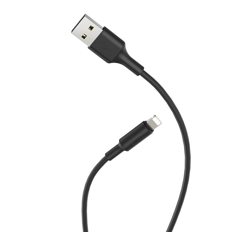 Kaapeli USB Hoco X25 Lightning 1.0 m musta hinta ja tiedot | Puhelinkaapelit | hobbyhall.fi