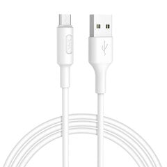 Kaapeli USB Hoco X25 microUSB 1.0 m valkoinen hinta ja tiedot | Puhelinkaapelit | hobbyhall.fi