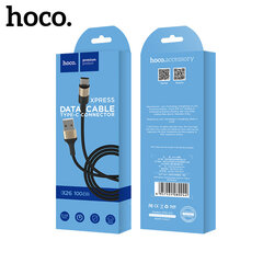 Kaapeli USB Hoco X26 Type-C 1.0 m musta -kulta hinta ja tiedot | Puhelinkaapelit | hobbyhall.fi
