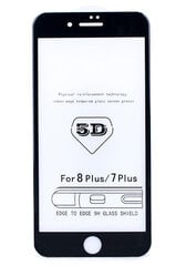 Suojalasi 5D Full Glue Apple iPhone 6 Plus/6S Plus musta hinta ja tiedot | Näytönsuojakalvot ja -lasit | hobbyhall.fi