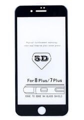 Suojalasi 5D Full Glue Apple iPhone 6/6S musta hinta ja tiedot | Näytönsuojakalvot ja -lasit | hobbyhall.fi