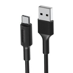 Kaapeli USB Borofone BX1 Type-C 1.0 m musta hinta ja tiedot | Puhelinkaapelit | hobbyhall.fi