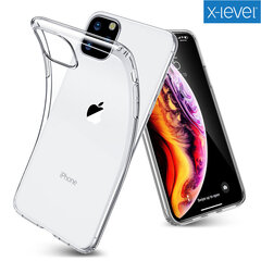 Kotelo X-Level Antislip/O2 Apple iPhone 11 Pro läpinäkyvä hinta ja tiedot | Puhelimen kuoret ja kotelot | hobbyhall.fi