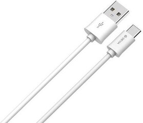 Kaapeli USB Devia Smart Type-C 1.0 m valkoinen hinta ja tiedot | Puhelinkaapelit | hobbyhall.fi