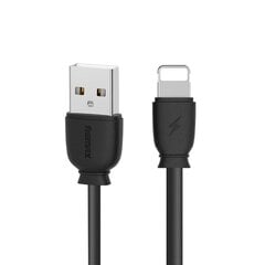 Kaapeli USB Remax RC-134i Lightning 2.1 A musta 1.0 m hinta ja tiedot | Puhelinkaapelit | hobbyhall.fi