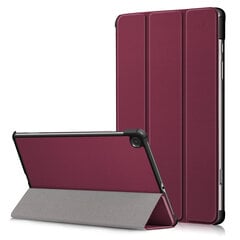 Kotelo Smart Leather Lenovo Tab M10 Plus X606 10.3 bordo hinta ja tiedot | Tablettien kotelot ja muut tarvikkeet | hobbyhall.fi