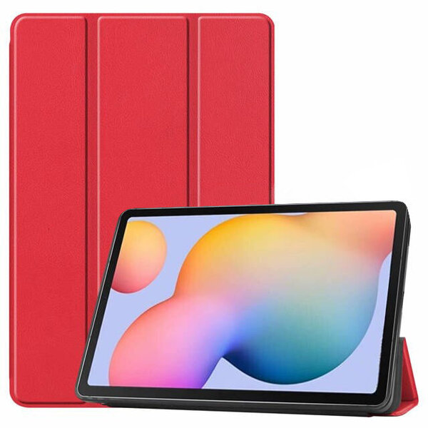 Tablettikotelo Reach Smart Leather Lenovo Tab M10 Plus X606, sarkans