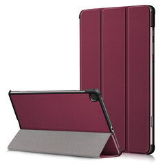 Kotelo Smart Leather Samsung P610/P615/P613/P619 Tab S6 Lite 10.4 bordo hinta ja tiedot | Tablettien kotelot ja muut tarvikkeet | hobbyhall.fi