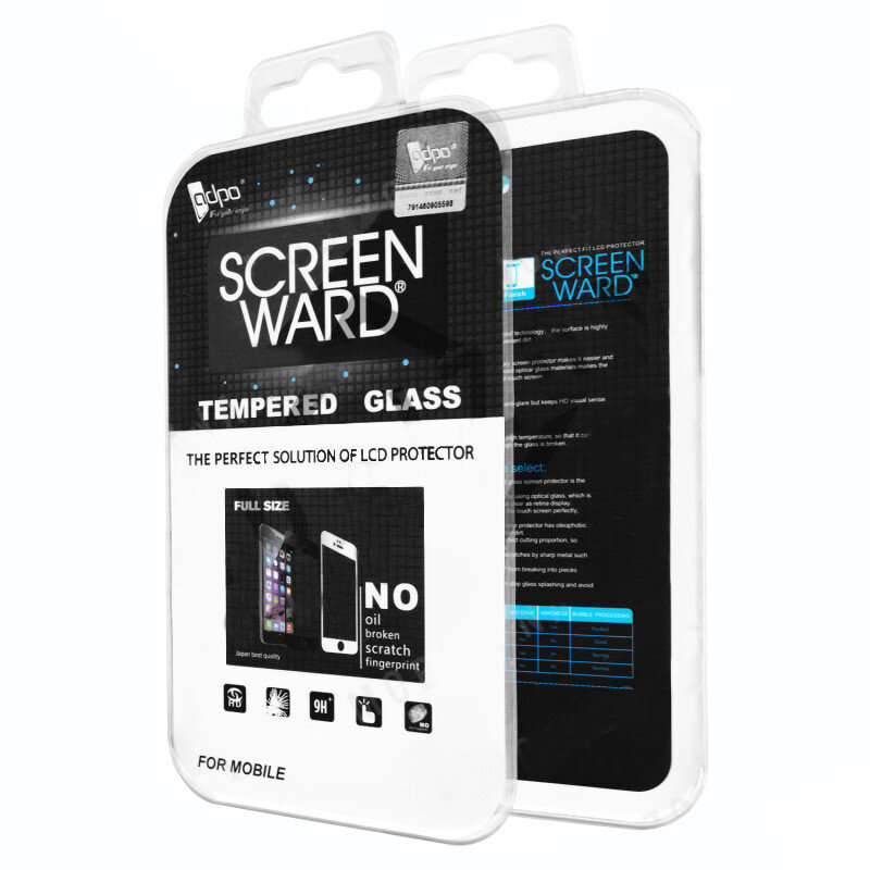Suojalasi Adpo 5D Full Glue iPhone 6 Plus kaareva valkoinen hinta ja tiedot | Näytönsuojakalvot ja -lasit | hobbyhall.fi