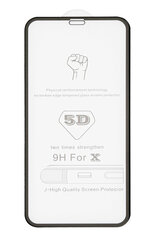 Suojalasi 5D Full Glue Apple iPhone 12/12 Pro musta hinta ja tiedot | Näytönsuojakalvot ja -lasit | hobbyhall.fi