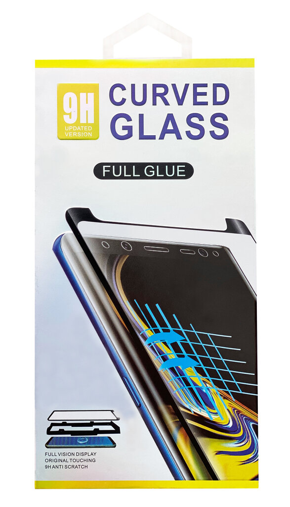 Suojalasi 9D kaareva Full Glue Huawei P30 Pro musta hinta ja tiedot | Näytönsuojakalvot ja -lasit | hobbyhall.fi