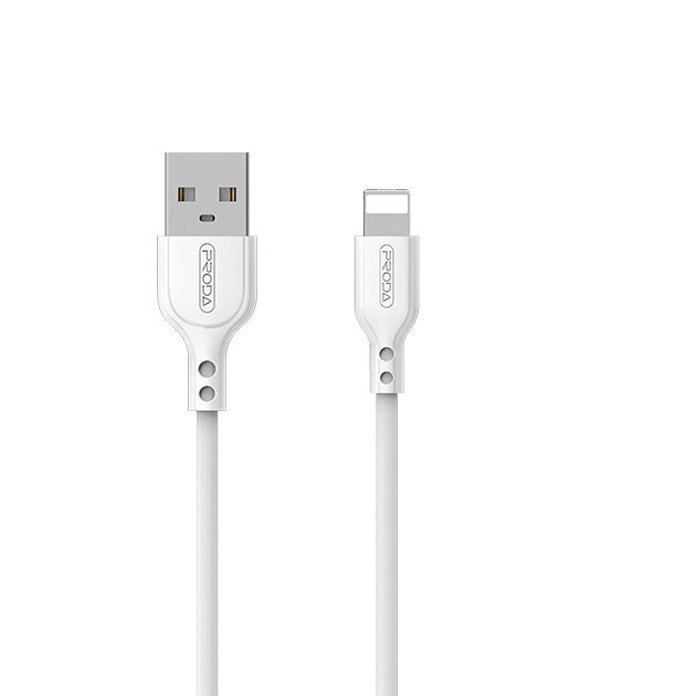 Charger Proda PD-A22 with 2 USB connector + Lightning 2.1A white hinta ja tiedot | Puhelimen laturit | hobbyhall.fi