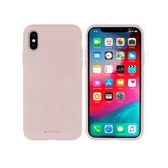 Kotelo Mercury Silicone Kotelo Apple iPhone 11 vaaleanpunainen hiekka hinta ja tiedot | Puhelimen kuoret ja kotelot | hobbyhall.fi