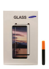 Suojalasi M1 5D UV Glue Samsung G960 S9 kaareva läpinäkyvä hinta ja tiedot | Näytönsuojakalvot ja -lasit | hobbyhall.fi