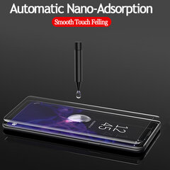 Suojalasi Nano Optics 5D UV Glue Samsung G986 S20 Plus kaareva läpinäkyvä hinta ja tiedot | Näytönsuojakalvot ja -lasit | hobbyhall.fi