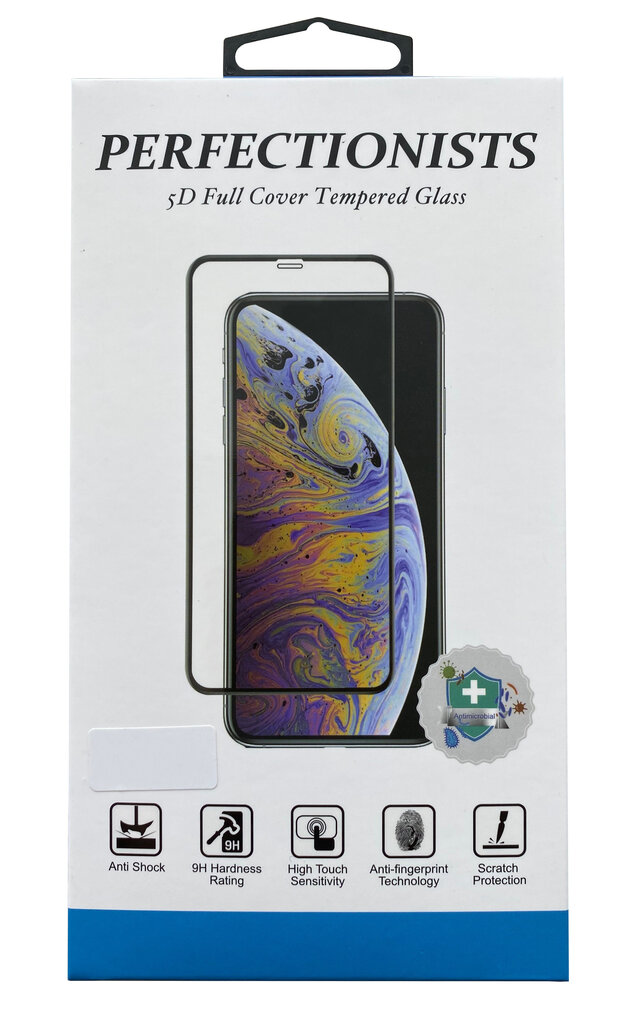 Suojalasi 5D Perfectionists Apple iPhone 12 Pro Max kaareva musta hinta ja tiedot | Näytönsuojakalvot ja -lasit | hobbyhall.fi