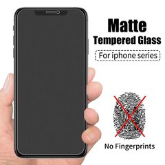 Suojalasi Matte Apple iPhone 6/6S musta hinta ja tiedot | Näytönsuojakalvot ja -lasit | hobbyhall.fi