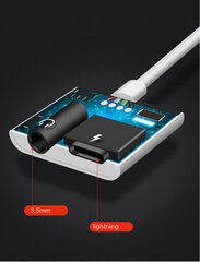 Adapteri Bluetooth ADP13 alkaen Lightning kiinni Lightning + 3.5 mm valkoinen hinta ja tiedot | Adapterit | hobbyhall.fi