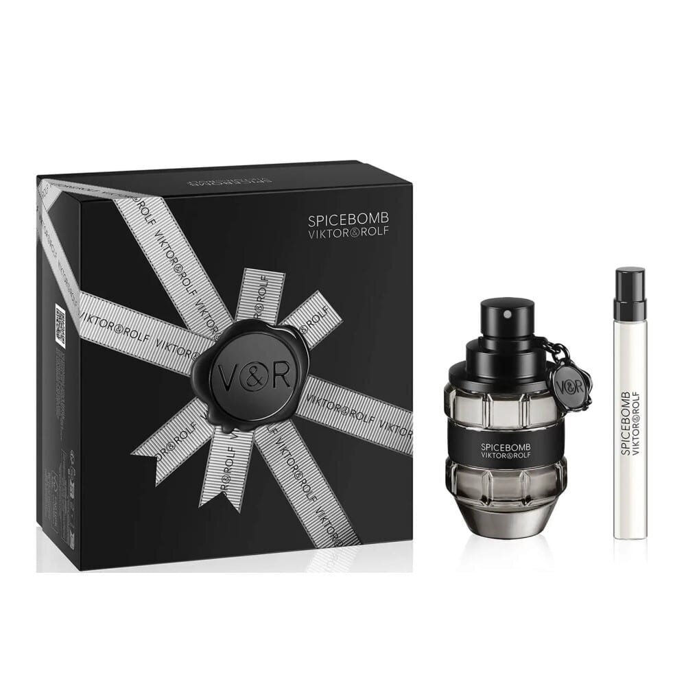 Setti miehille: Viktor & Rolf Spicebomb Eau de Toilette 50 ml + EdT 10 ml hinta ja tiedot | Miesten hajuvedet | hobbyhall.fi