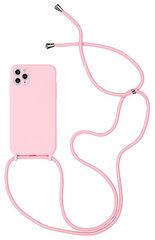 Kotelo Strap Silicone Kotelo Apple iPhone 12 mini vaaleanpunainen ki hinta ja tiedot | Puhelimen kuoret ja kotelot | hobbyhall.fi