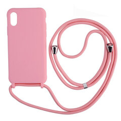 Kotelo Strap Silicone Kotelo Apple iPhone 12 mini vaaleanpunainen ki hinta ja tiedot | Puhelimen kuoret ja kotelot | hobbyhall.fi